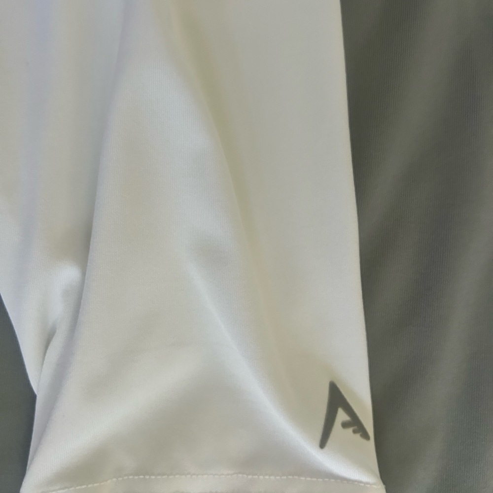 Antigua Men's Bender 1/4-Zip Golf Performance Pullover W/ Duck, XL White/Gray - Picture 6 of 8